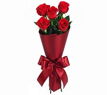 Букет 5 Красных роз Эдлесс Лав в Яковлевка Приморского края