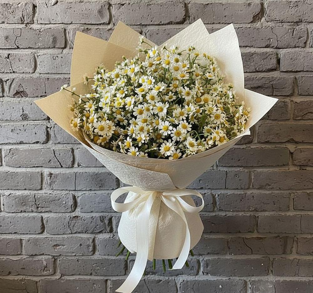Букет цветов из: Ромашки в Яковлевка Приморского края