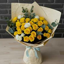 Букет цветов из:  Розы в Яковлевка Приморского края