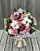Букет цветов из: Альстромерии, Гвоздики, Розы и Хризантемы в Яковлевка Приморского края