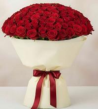 Букет 101 Красная роза Милано в Яковлевка Приморского края