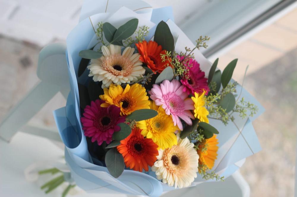 Букет цветов из: Герберы в Яковлевка Приморского края