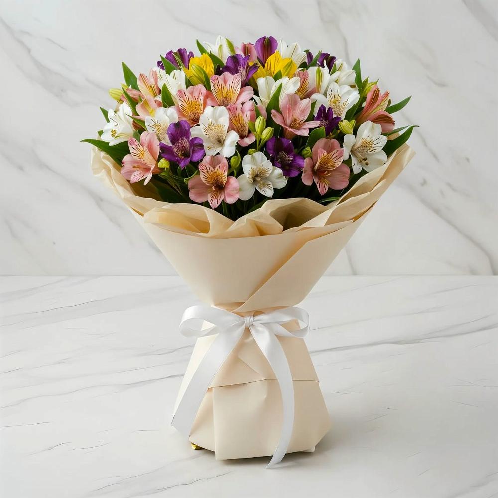 Букет цветов из: Альстромерии в Яковлевка Приморского края