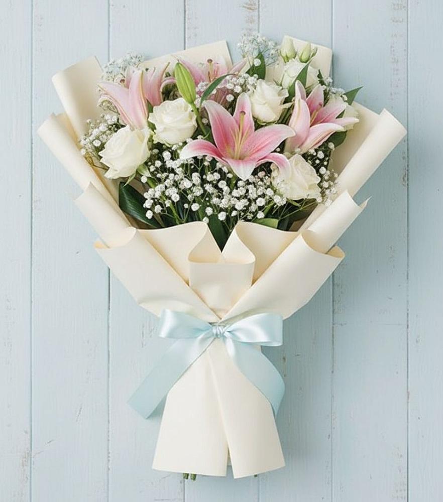 Букет цветов из: Лилии в Яковлевка Приморского края