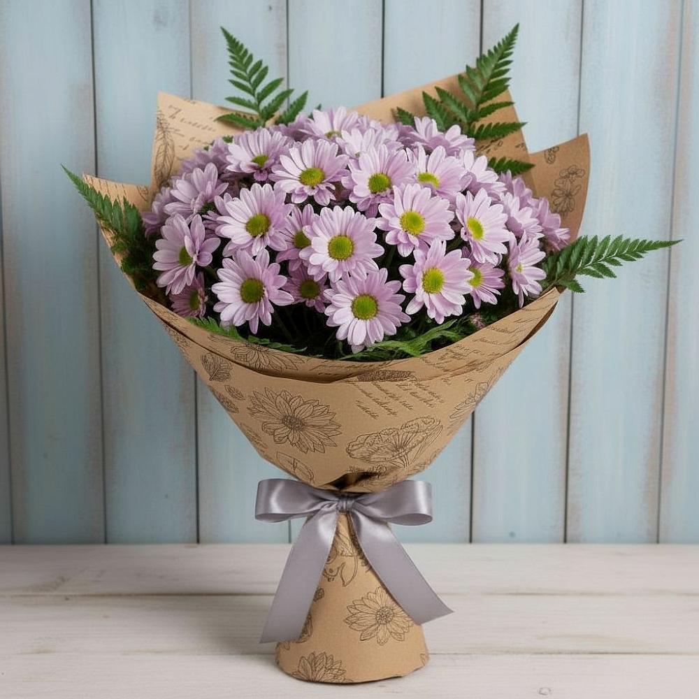 Букет цветов из: Хризантемы в Яковлевка Приморского края