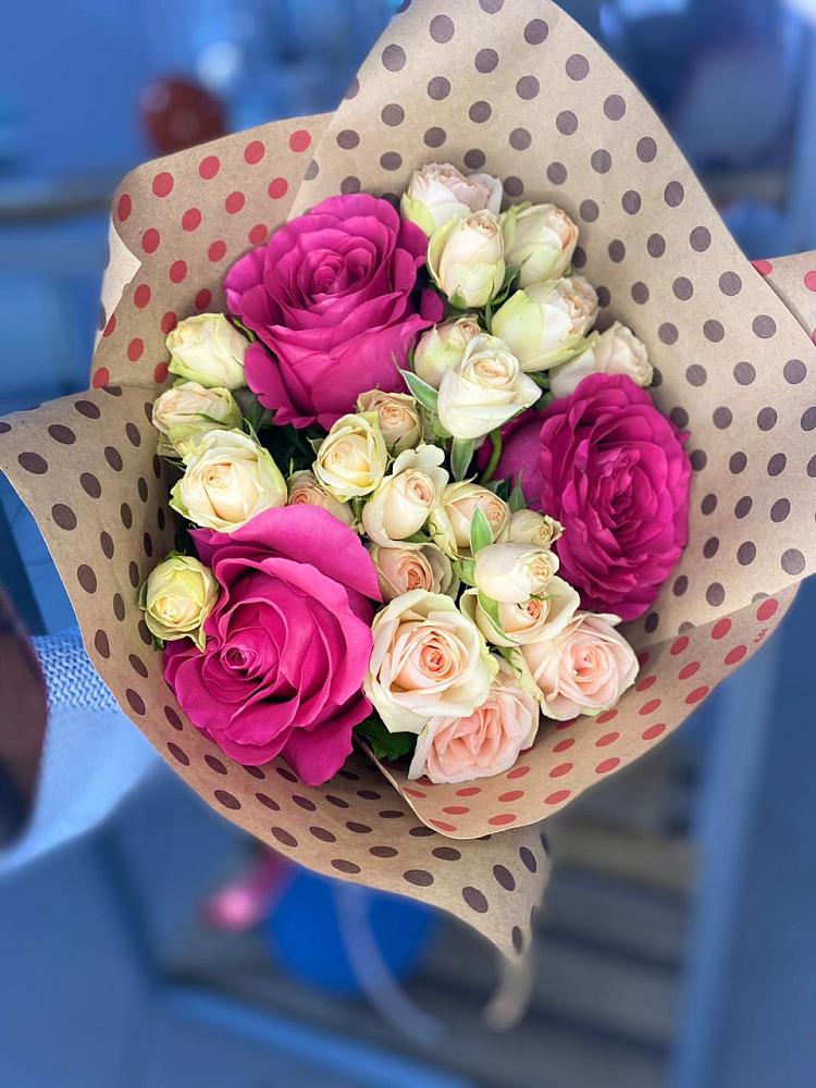 Букет цветов из: Розы в Яковлевка Приморского края