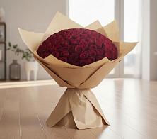 Букет 101 Красная роза в Яковлевка Приморского края