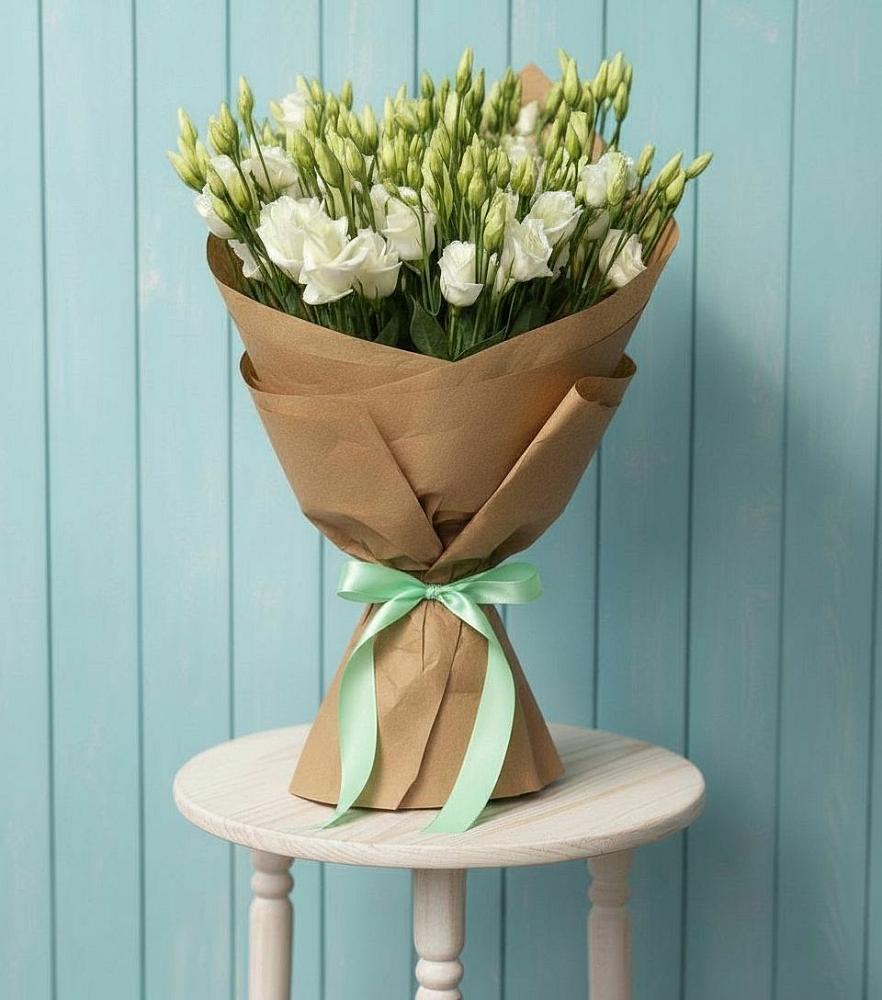 Букет цветов из: Лизиантусы в Яковлевка Приморского края