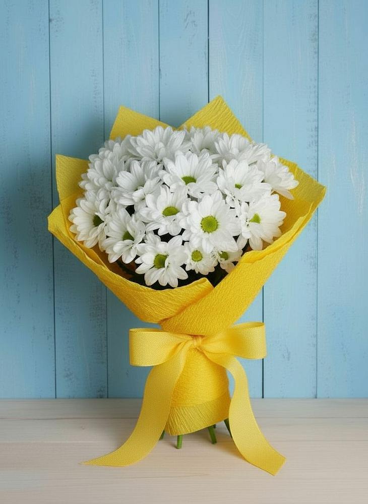 Букет цветов из: Хризантемы в Яковлевка Приморского края