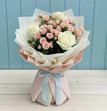 Букет цветов из:  Розы в Яковлевка Приморского края