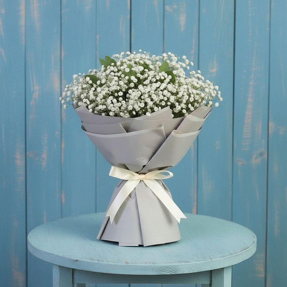 Букет цветов из: Гипсофила в Яковлевка Приморского края