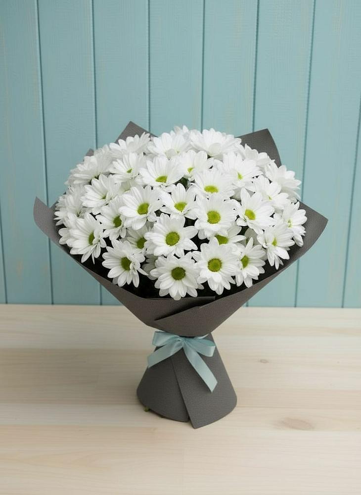 Букет цветов из: Хризантемы в Яковлевка Приморского края
