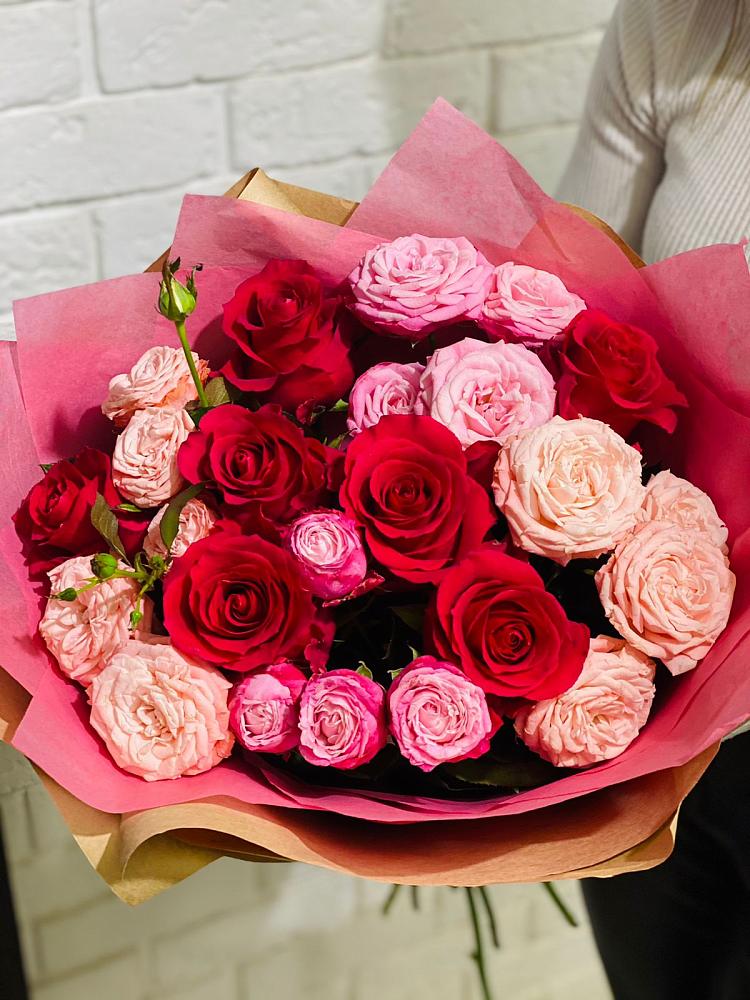 Букет цветов из: Розы в Яковлевка Приморского края