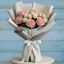Букет цветов из:  Розы #REPLACE_PRED# Яковлевка Приморского края