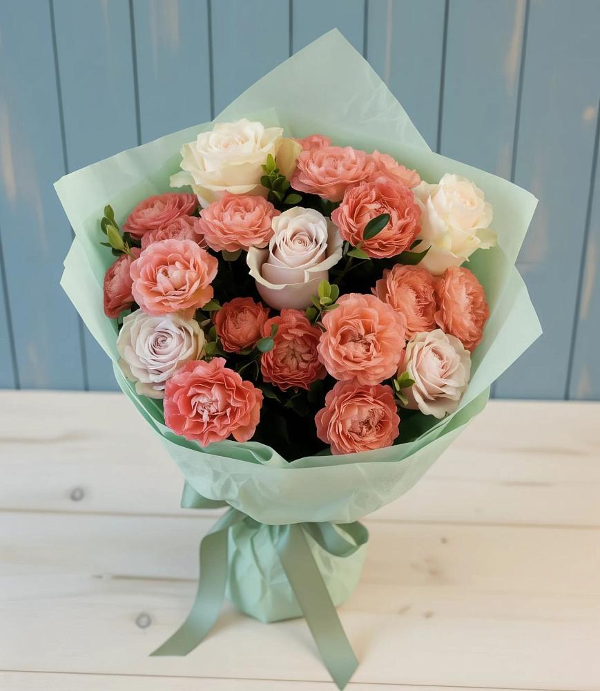 Букет цветов из: Розы в Яковлевка Приморского края