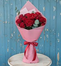 Букет цветов из:  Розы в Яковлевка Приморского края