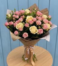 Букет цветов из:  Розы в Яковлевка Приморского края