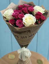 Букет цветов из:  Розы в Яковлевка Приморского края