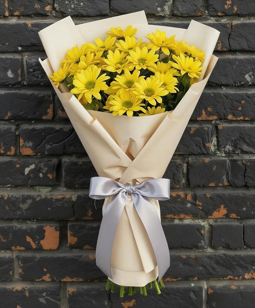 Букет цветов из: Хризантемы в Яковлевка Приморского края