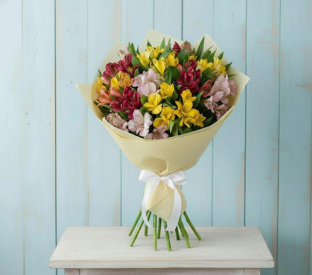 Букет цветов из: Альстромерии в Яковлевка Приморского края