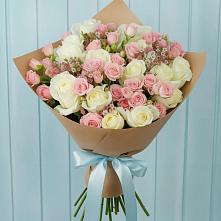Букет цветов из:  Розы в Яковлевка Приморского края